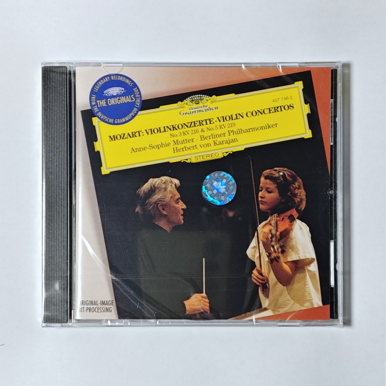 现货 正版 莫扎特 第3&5小提琴协奏曲 卡拉扬 穆特 CD 4577462 - 实物图