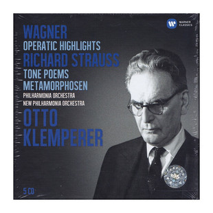 现货 原装进口 克伦佩勒「施特劳斯和瓦格纳作品」5CD 古典音乐