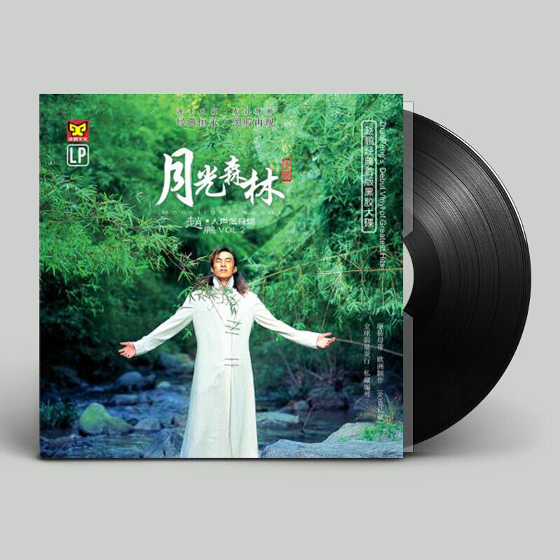 原装正版 人声低音炮 赵鹏 月光森林 LP黑胶唱片留声机专用12寸碟