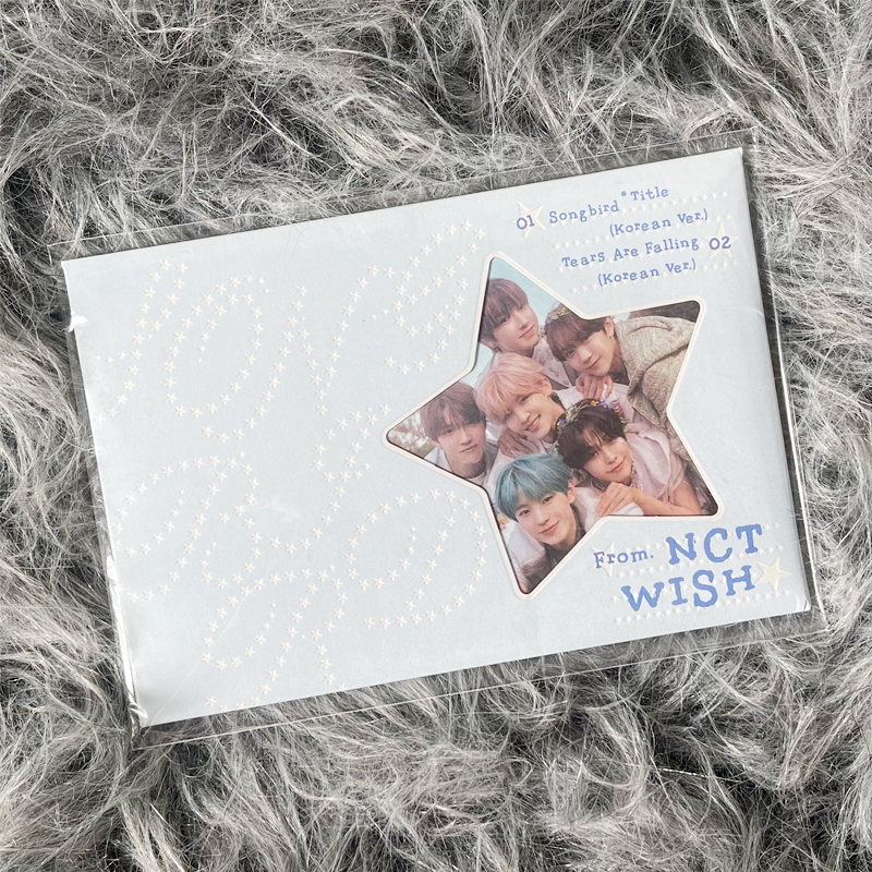 NCT WISH新专辑 Songbird 单曲2辑 官方正版小卡贴纸写真 周边