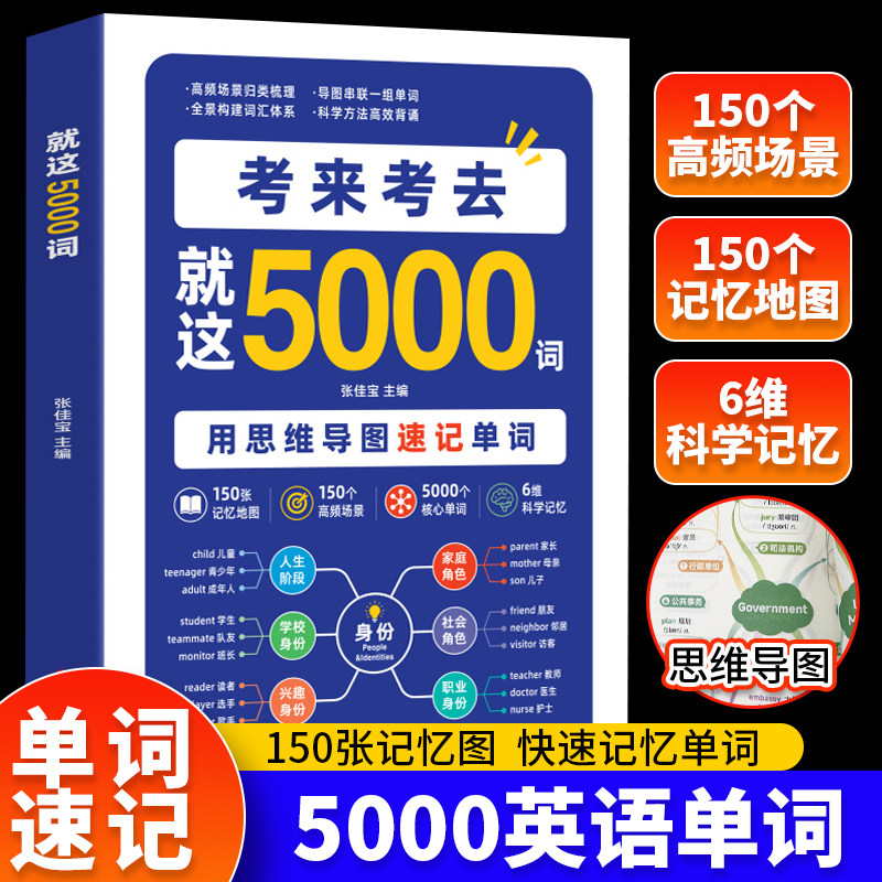 考来考去就这5000英语单词图片