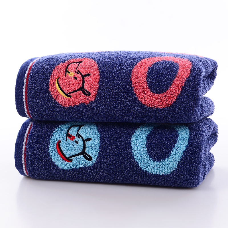 金号可爱纯棉卡通狗甜心圈圈毛巾 情侣双色 全棉A类洗脸毛巾,居家布艺,毛巾/面巾,淘宝优惠券,粉丝福利购,淘宝优惠卷