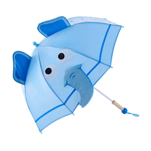 Hape儿童雨伞Q萌形象透明观景轻便材质开关儿童玩具男女E8371