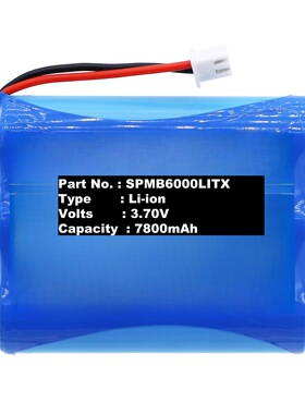 电池适用Spektrum SPMB6000LITX Transmitter iX12 NX6 NX8