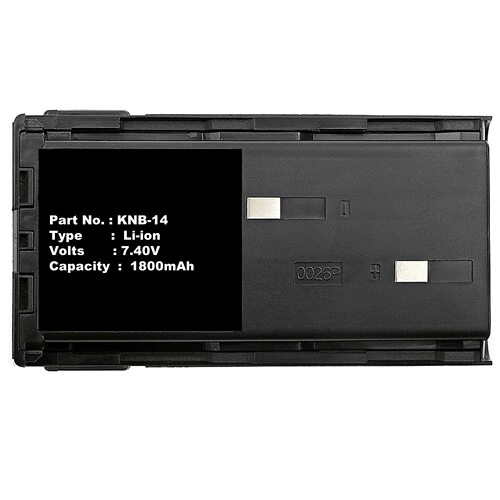 电池适用Kenwood KNB-14N KNB-20N TK-260  TK-360 TK-270 TK-370