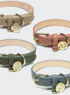 新款德国进口Cloud7反毛皮项圈蒂尔加藤公园双头可调节牵引宠物狗