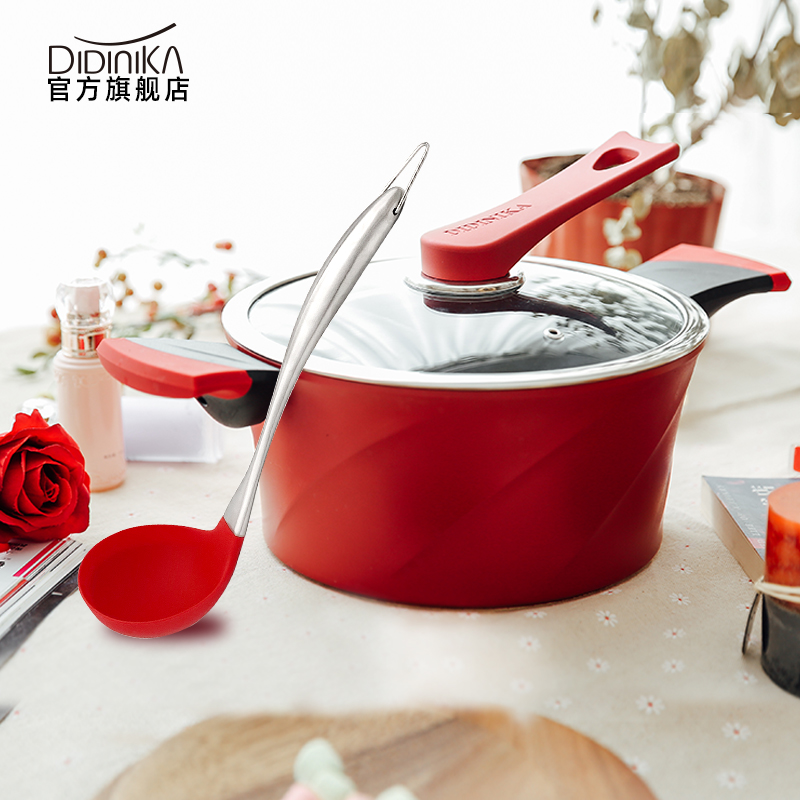 韩国didinika迪迪尼卡麦饭石汤锅不粘锅电磁炉燃气通用家用炖锅