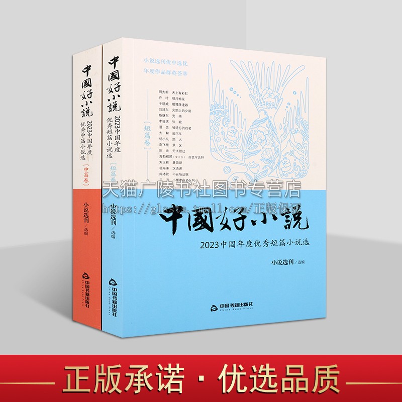 2023年中国短篇、中篇好小说(共两册)中国年度优秀中篇小说选 文学作品集 小说 报刊文选 中篇小说精选集 中国书籍出版社