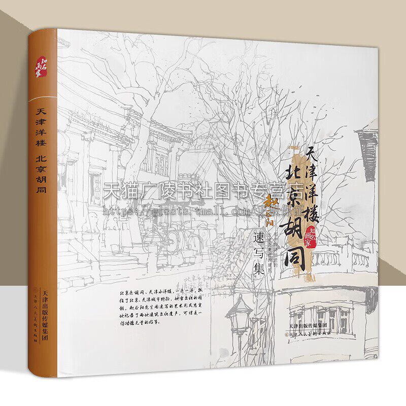 天津洋楼 北京胡同 速写集一老一洋北京天津特绘艺术 天津建筑百科全书 美术画作技法 天津人民美术出版社