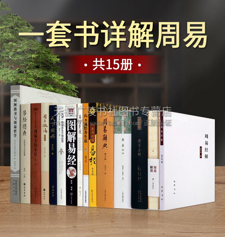 易经大系（共15卷）图解易经 周易经解  一本书读懂《易经》三经解读周易解读 周易概论 周易大传今注 天下周易 九部经解周易正解
