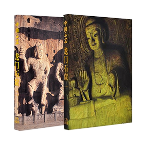 中国石窟 龙门石窟 套装2册 龙门皇甫公窟 渑池鸿庆寺石窟 文物出版社石刻艺术宝库窟龛2345个造像10万余尊碑刻题记2800余品