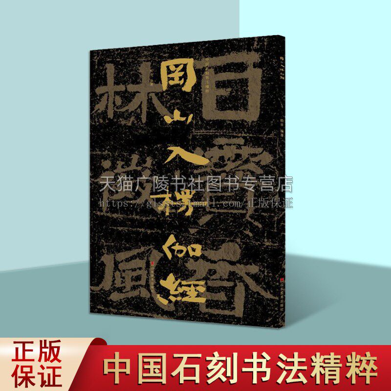 中国石刻书法精粹 冈山入楞伽经 中国传统艺术经典书系书法理论字帖楷书教程篆刻碑帖爱好者初学者练习赏析临摹范本山东美术出版社