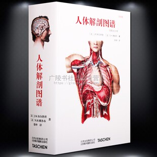 J.M.布尔热里著高清解剖学图谱作品西方医学基础人体解剖学艺用解剖图鉴中英文北京美术摄影出版 汉英法拉对照 人体解剖图谱 现货