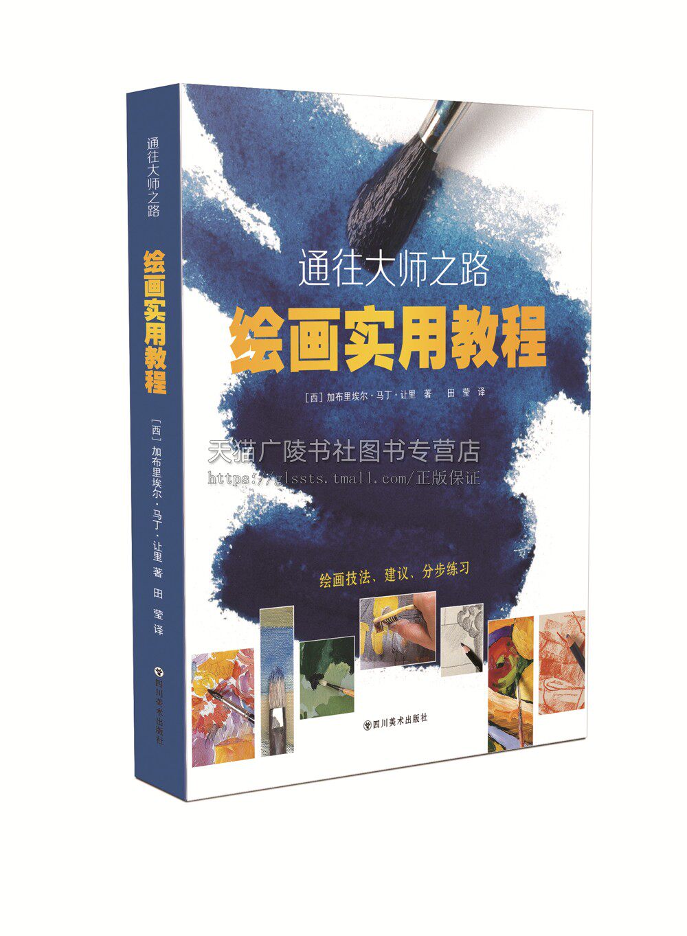 通往大师之路 绘画实用教程 加布里埃尔马丁让里著  西方油画技法基础美术学院教材书籍 畅销正版 四川美术出版社