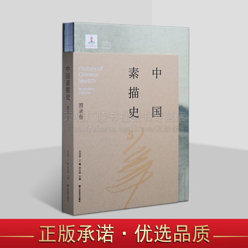 中国素描史 图录卷 吴冠华 收录近百年来中国素描的精品力作300余幅 艺术院校绘画基础教材 山东美术出版社
