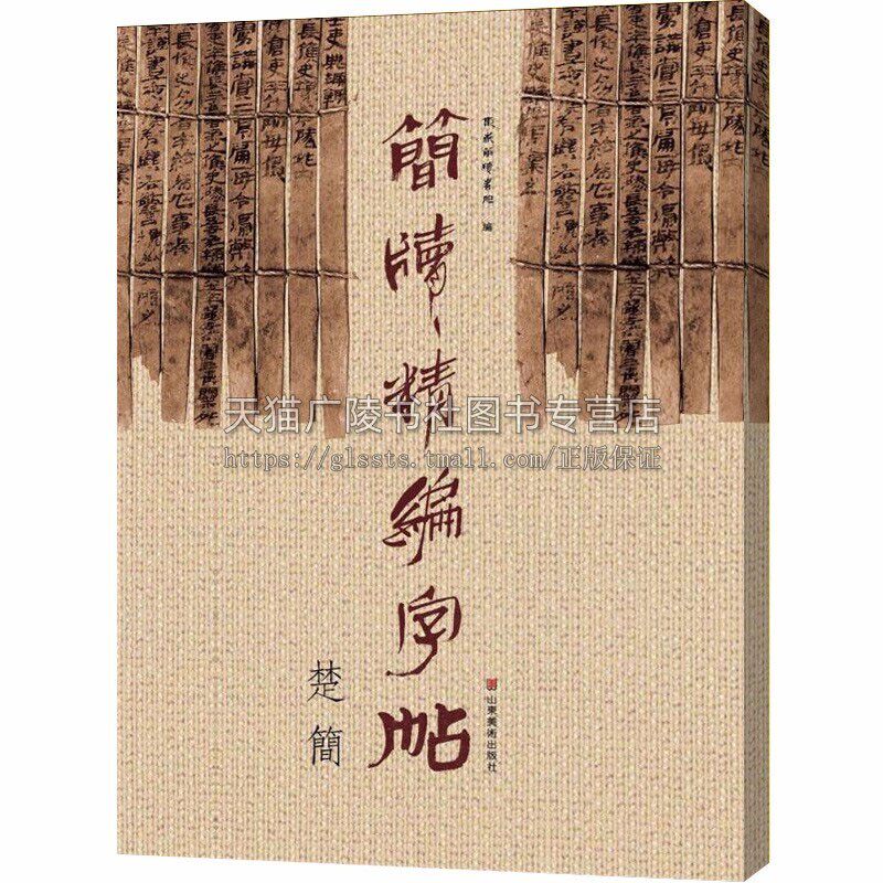 简牍精编字帖 楚简 毛笔书法工具书理论字帖楷书教程篆刻练习赏析临摹初学者入手范本历代名碑帖兵书战策律法文书医术养生艺术礼仪