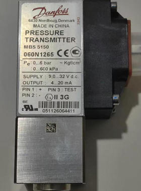 060N1265丹佛斯压力传感器0-6bar压力变送器MBS 5150-1811-2DB04