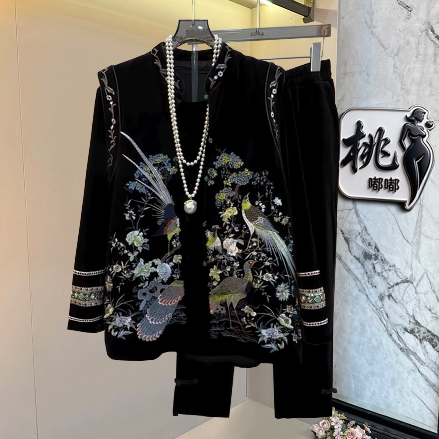 新中式国风特大码胖mm国风女装