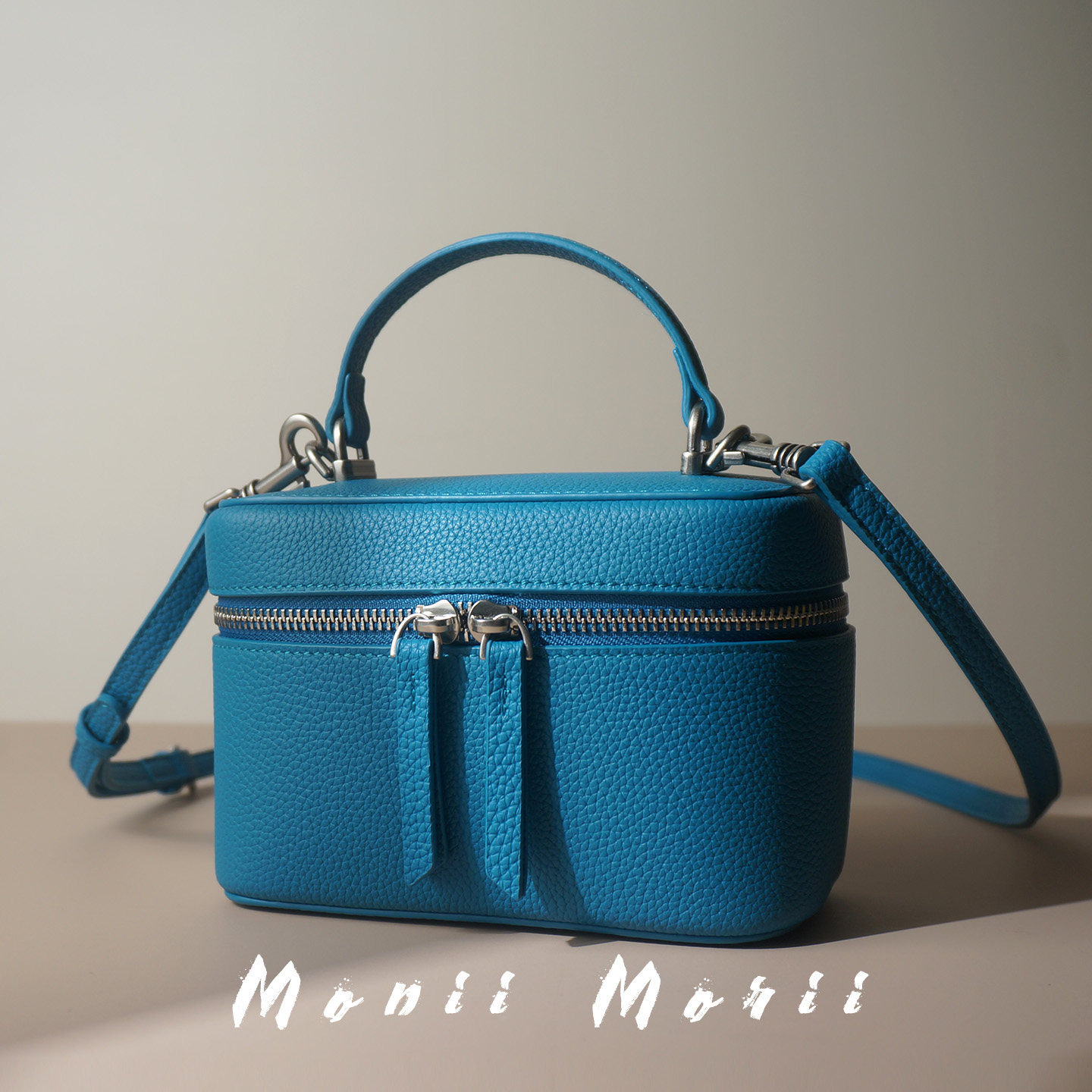 怪兽君小众真皮小方包头层牛皮盒子包斜挎包迷你小包包时尚手拎包