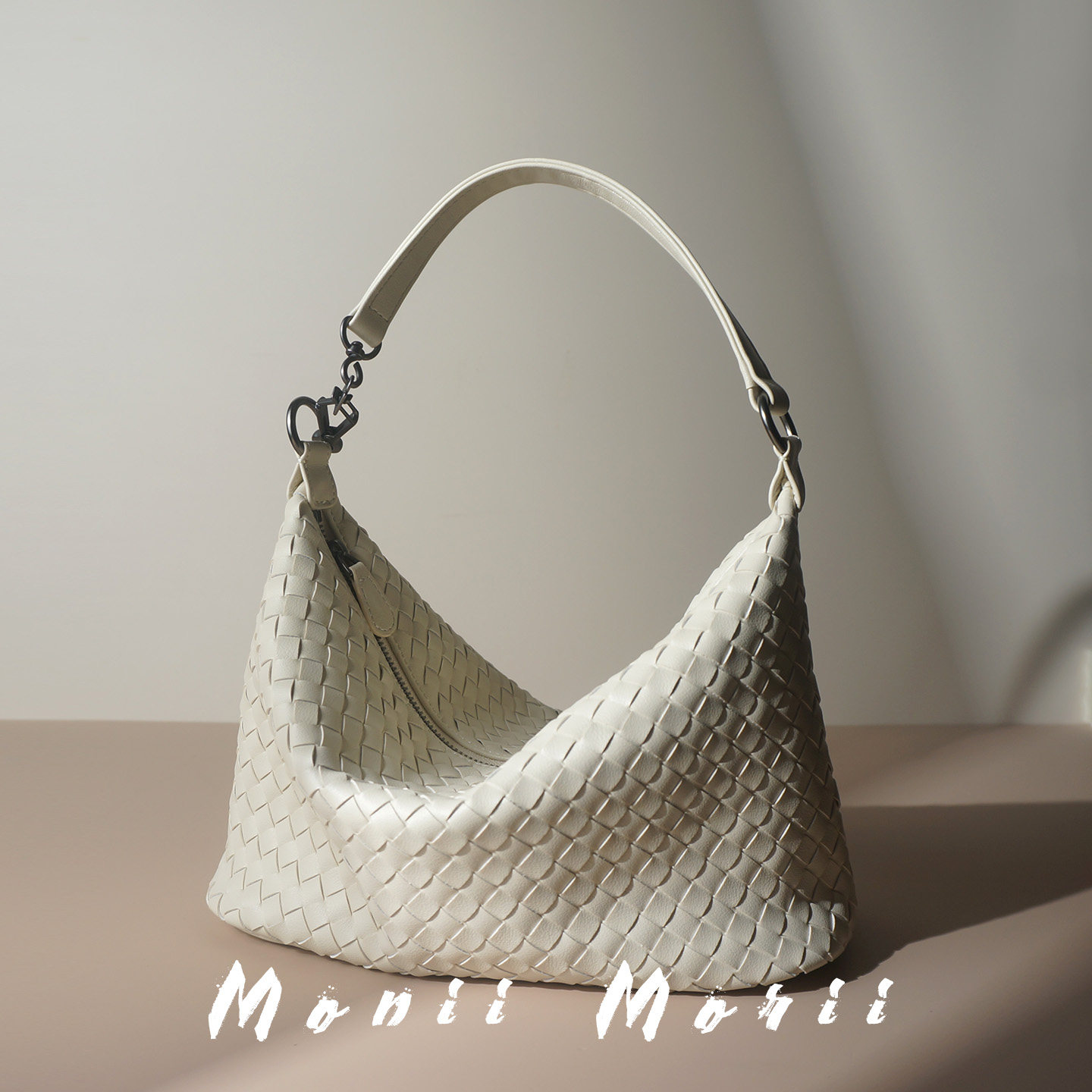 怪兽君包包2025新款真皮编织饺子包斜挎包牛皮腋下包通勤手拎包潮,箱包皮具/热销女包/男包,小方包,淘宝优惠券,粉丝福利购,淘宝优惠卷