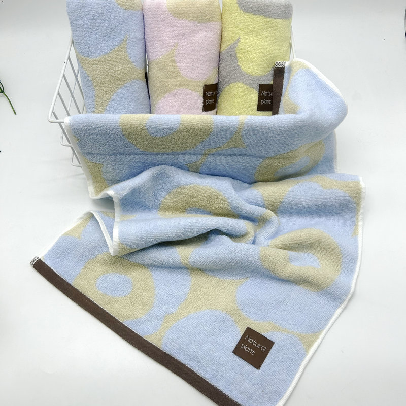洁玉正品春野樱纯棉毛巾 柔软吸水家用成人男女洗脸巾面巾 J4017F