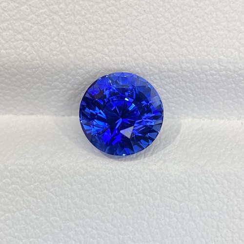 2.18ct 正圆形 皇家蓝 天然蓝宝石 GUILD认证