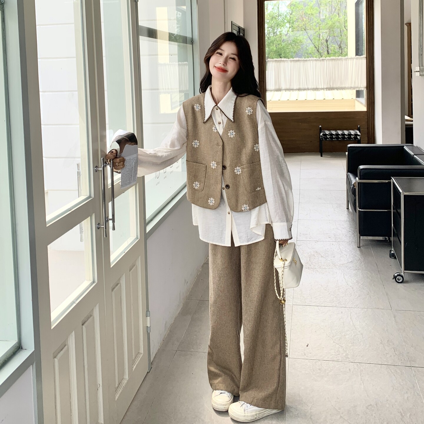 已出货春套装8128衬衫P100K158L两件套p165k248三件套P235k348,女装套装/套裙,2B186