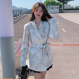 【】主推款款扎染宽松版西装外套8009p145k208，女装西装，2B186