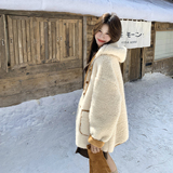 图秋冬新款连帽皮毛一体外套8171p195k318，女装棉衣/棉服，浙宝186