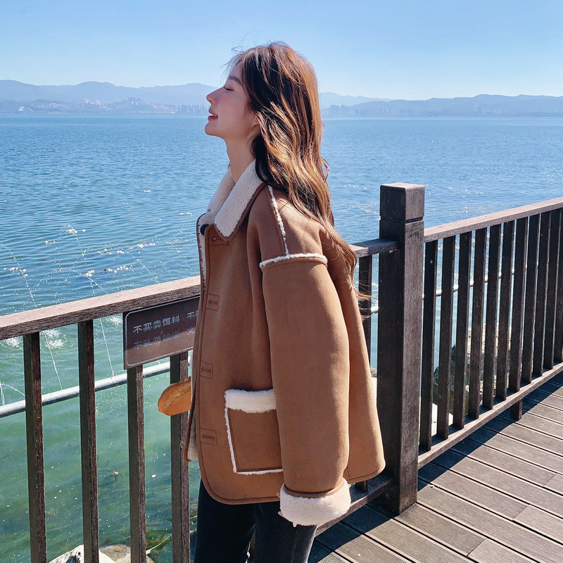 现货两面穿加厚羊羔外套8051p195k298,女装皮草,浙宝186