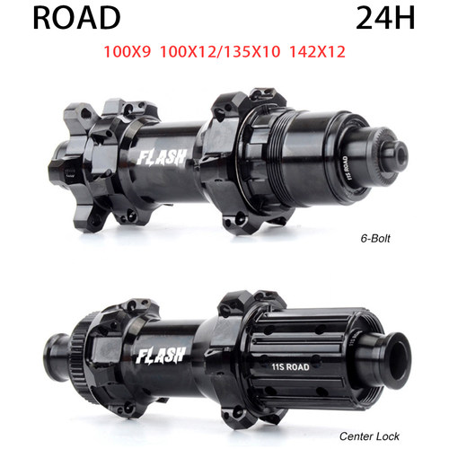 FLASH 24孔DT240/350棘轮36T公路自行车直拉快拆桶轴花鼓