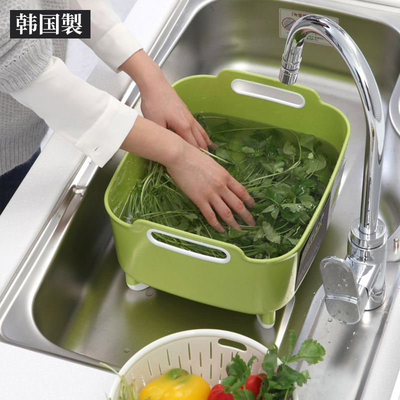 韩国进口厨房水槽碗筷沥水架