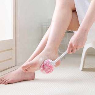 SANKO日本柔滑足部护理刷洗脚刷脚部加长清洁刷脚后跟足弓脚踝刷