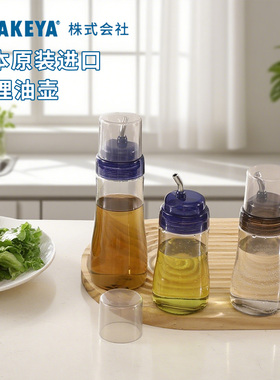 TAKEYA日本健康油瓶大众现代简约家用油壶便捷家用调料瓶