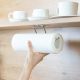 Кухонная ткань стойка с бумажной стойкой металлической полки, полка для хранения пленки полиэтиленовой пленки, стена -стена на стена