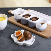 日式 糖心蛋创意腌蛋盒腌制茶叶蛋保鲜盒溏心蛋卤蛋浸蛋盒渍蛋神器