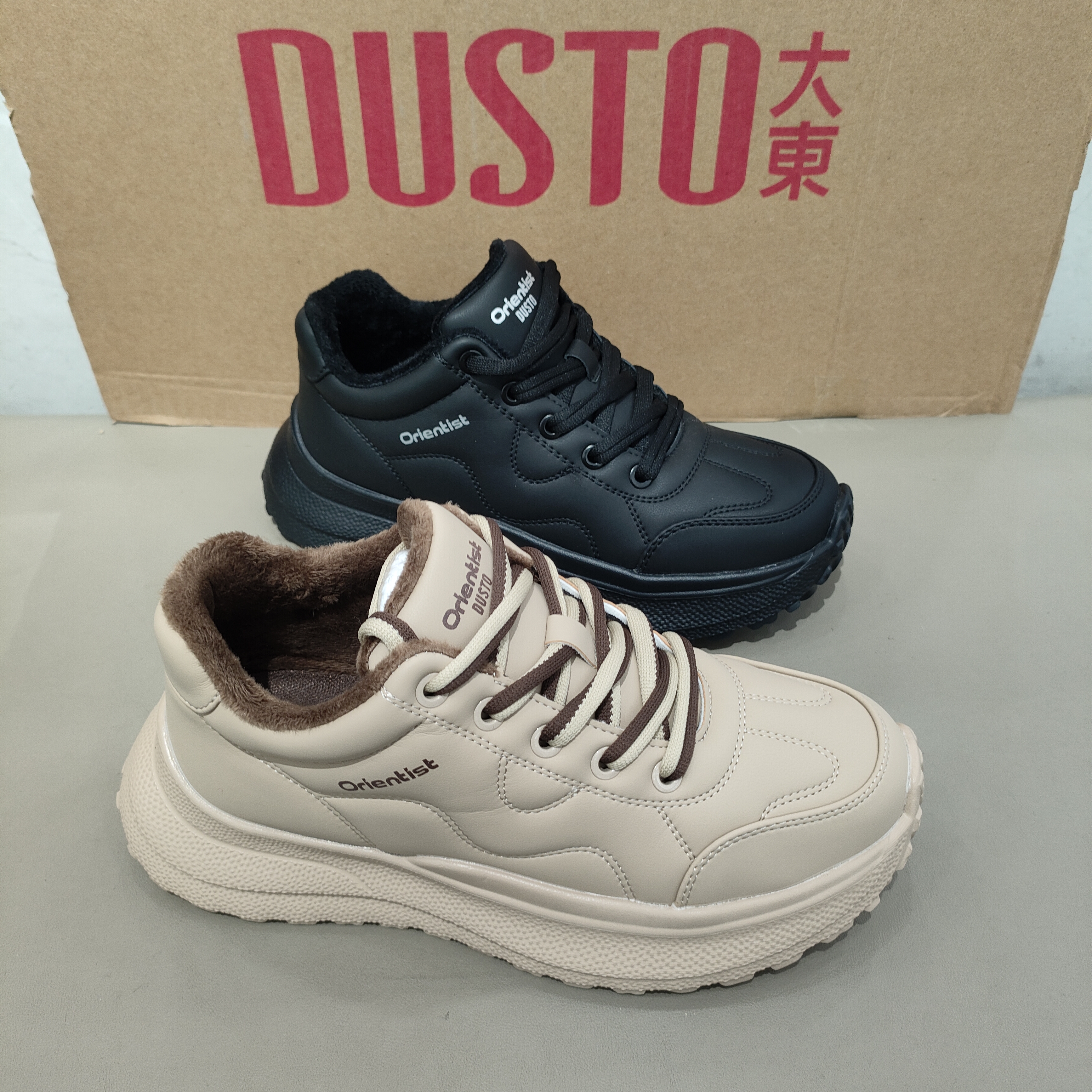 大东加送阿甘鞋女2025冬季新款时尚休闲鞋超轻圆头系带保暖鞋1312