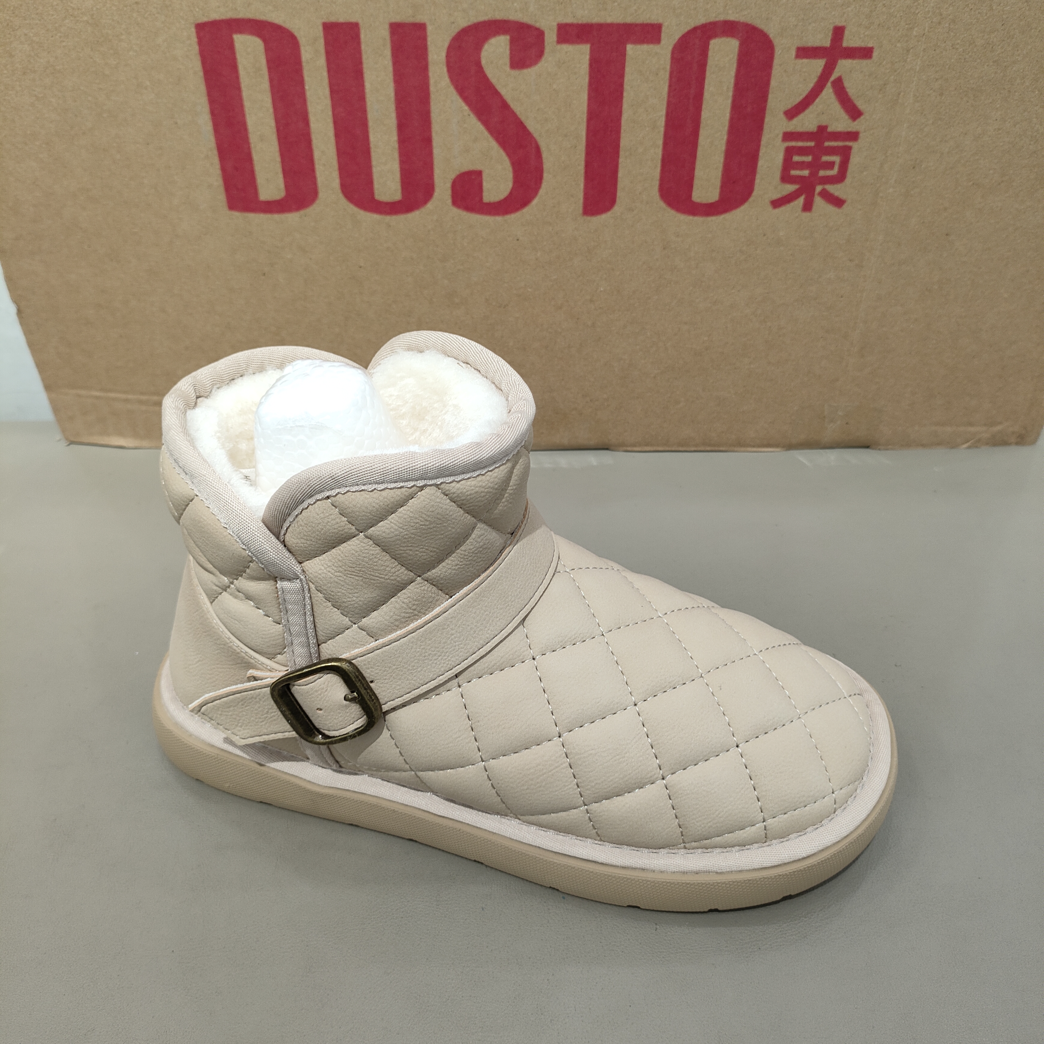 大东雪地靴女2025年冬季新款加绒加厚棉鞋防水防滑短靴雪地棉1751