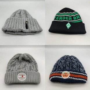 外贸原单尾货潮流时尚 男女针织帽出游休闲百搭毛线帽冷帽 秋冬新款