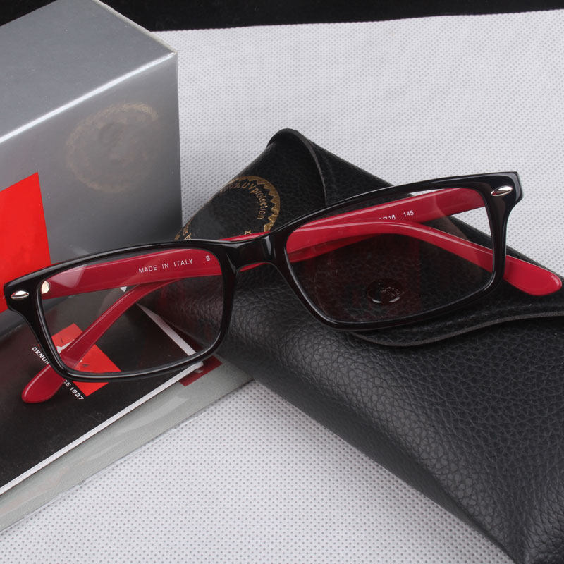 专柜品质男女款近视眼镜架方框镜架小框方框板材潮欧美洲款RB5265