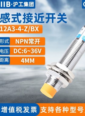 沪工国际工牌CHIIB电感接近开关LJ12A3-4-Z/BX BY EX CY J/EZ DZ