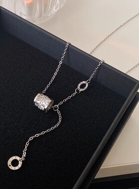 秋冬新款时尚洋气银杏叶项链2023年新款潮高级感轻奢网红毛衣链女