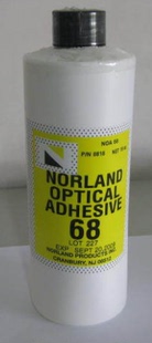 美國進口諾蘭Norland68紫外線UV光學(xué)固化膠水NOA68粘接劑