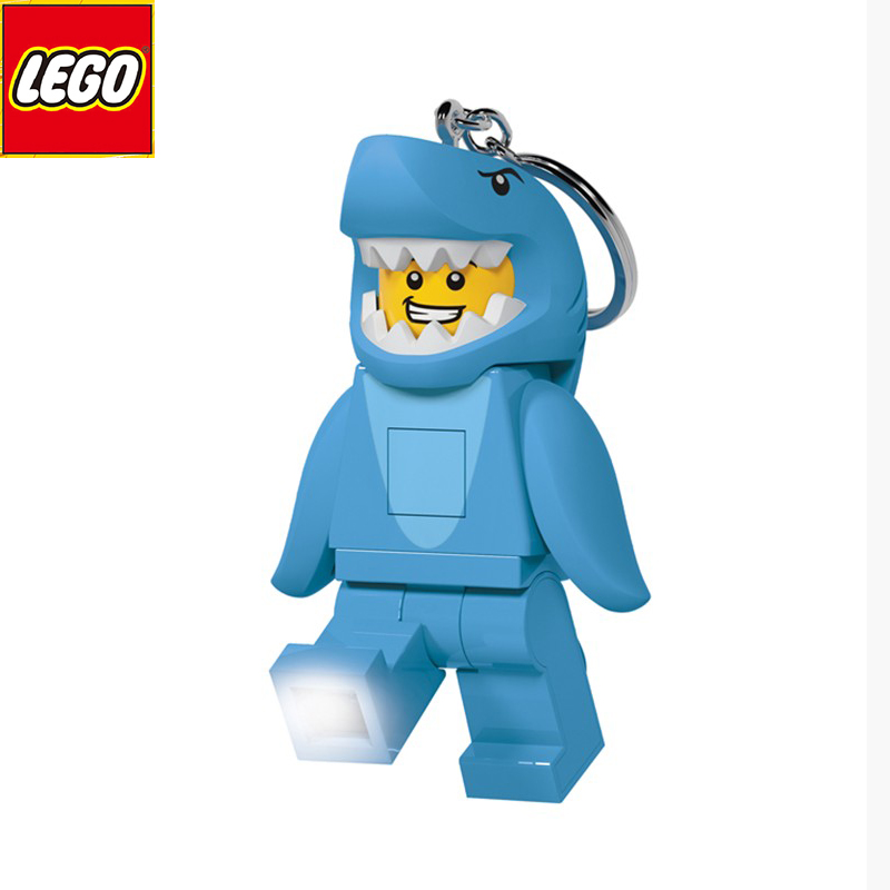 乐高lego鲨鱼挂件钥匙扣