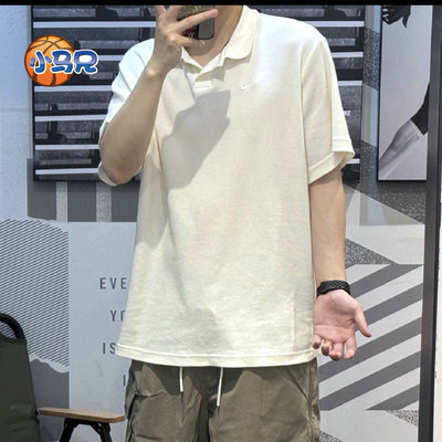 宽松款 小马兄NIKE耐克男子休闲POLO运动翻领透气短袖 IF0377-110