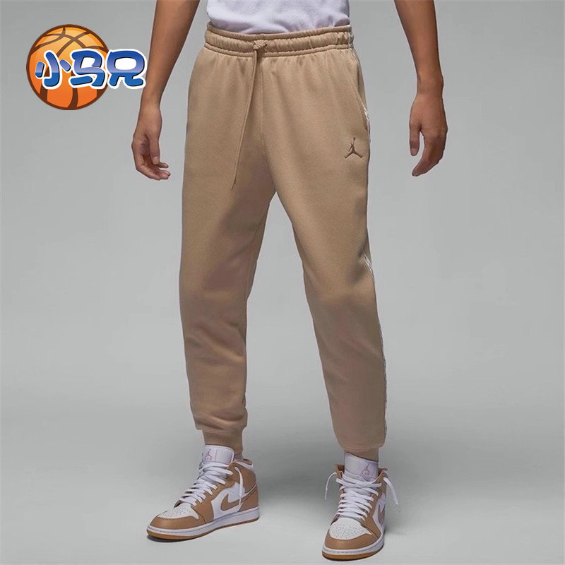 正品秋冬NIKE耐克Jordan男子运动休闲加绒保暖束脚长裤FN6357-244