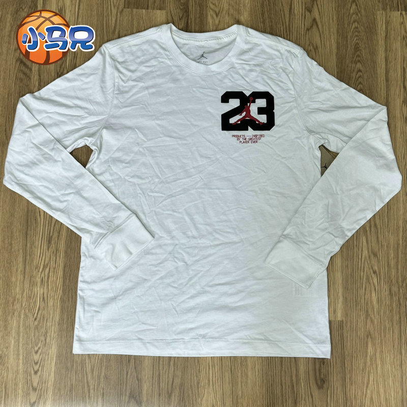 NIKE/耐克JORDAN男子圆领针织透气运动训长袖T恤FZ1982-100 011