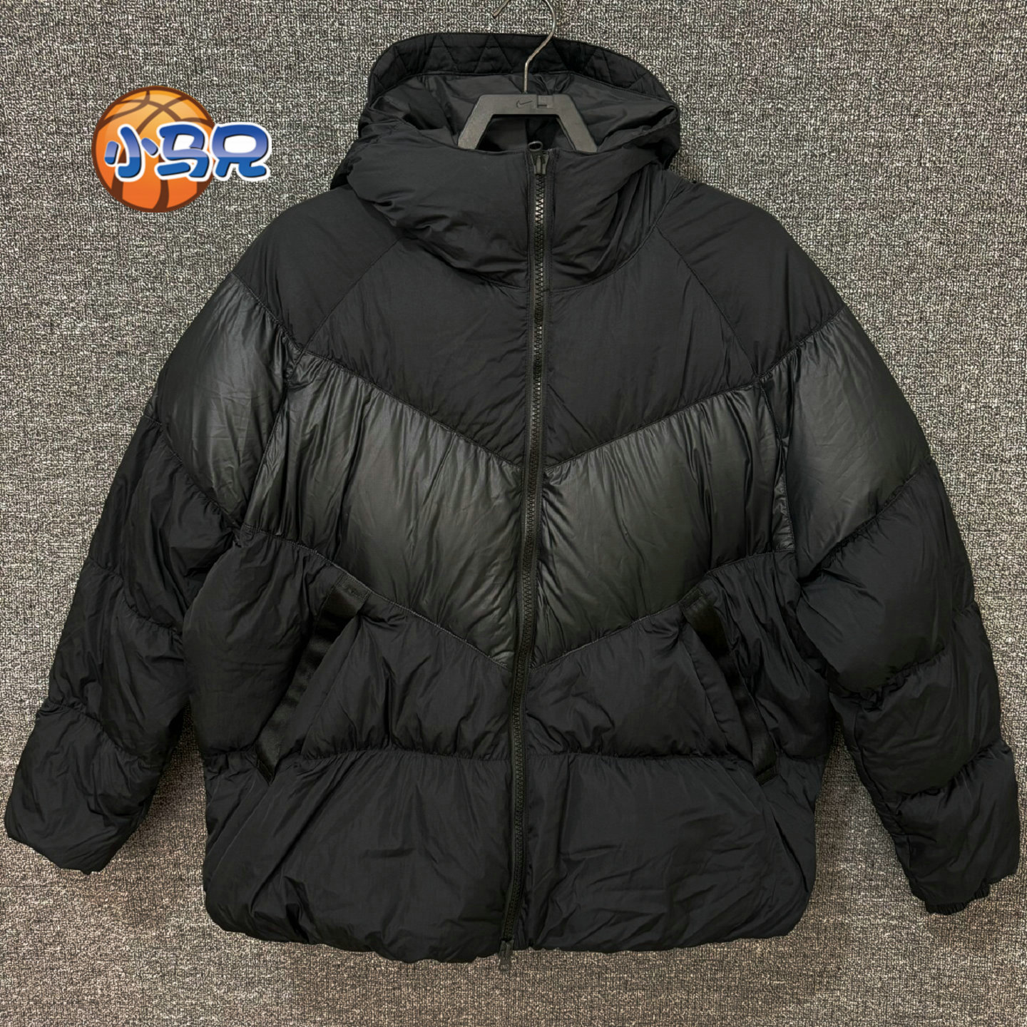 正品Nike耐克男子保暖防风休闲运动连帽羽绒面包服外套IB2961-010