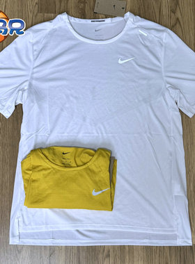 正品Nike/耐克男子运动健身跑步训练速干轻薄短袖CZ9185-100 013