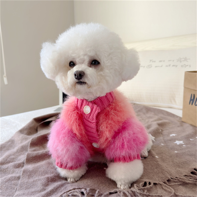 (清仓特价)狗狗衣服毛衣秋冬款保暖泰迪比熊博美小狗宠物衣服